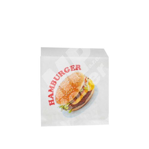 Sáček na hamburger papírový 150x160 mm, 100 ks 1