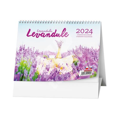 Stolní kalendář - Levandule 1