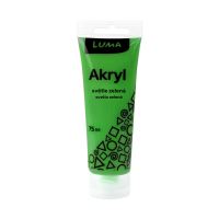 Barvy akrylové Luma, světle zelená, 75ml Barvy akrylové Luma, světle zelená, 75ml