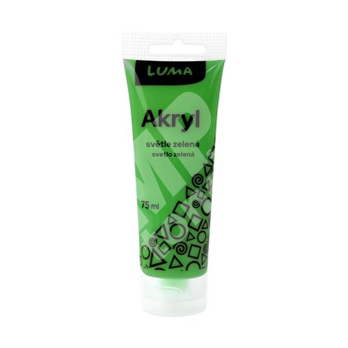Barvy akrylové Luma, světle zelená, 75ml 1