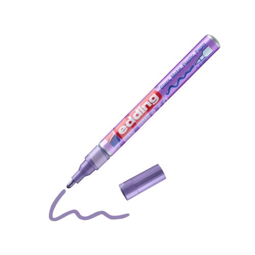Lakový popisovač Edding 751, metalický fialový 2