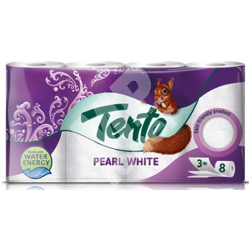 Tento Pearl White parfémovaný toaletní papír 3 vrstvý 150 útržků 8 kusů 1