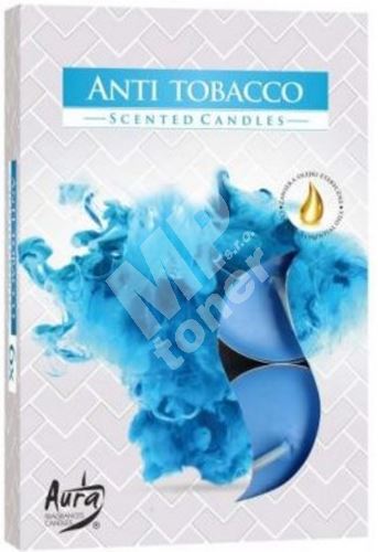 Bispol Aura Anti Tobacco s vůní vonné čajové svíčky 6 kusů 1