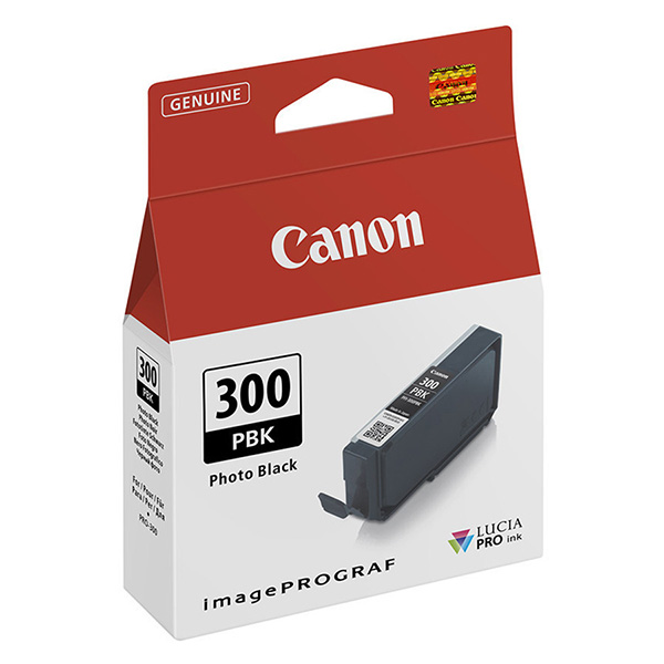 Inkoustová cartridge Canon PFI-300BK, iPF-300, photo black, 4193C001, originál