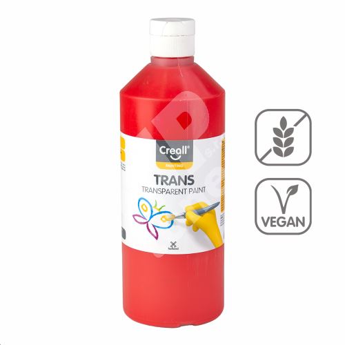 Transparentní barva Creall Trans, červená, 500ml 1