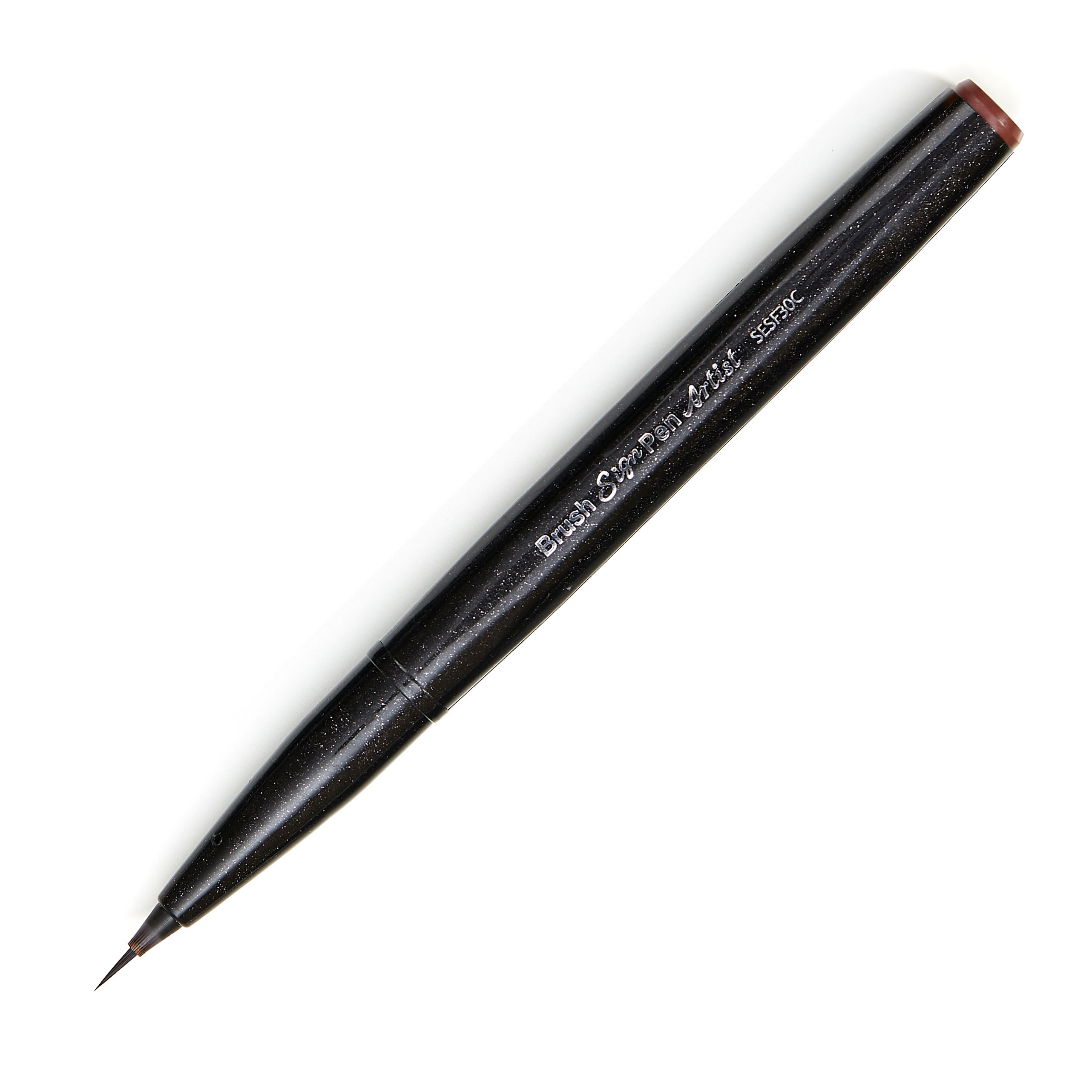 Štěteček barevný Pentel Sign Pen Artist SESF30C, hnědý