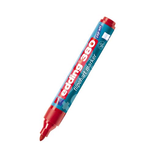 Popisovač Edding 380, červená, na flipchart 9