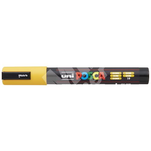 Uni Posca akrylový popisovač PC-5M, 2,5 mm, okrový 1