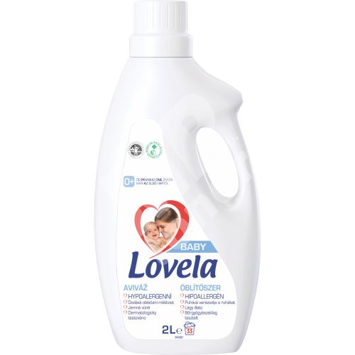 Lovela Sensitive, aviváž univerzální, citlivá k dětské pokožce, 33 dávek, 2 l 1