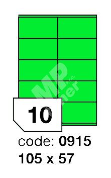 Samolepící etikety Rayfilm Office 105x57 mm 100 archů, matně zelená, R0120.0915A 1