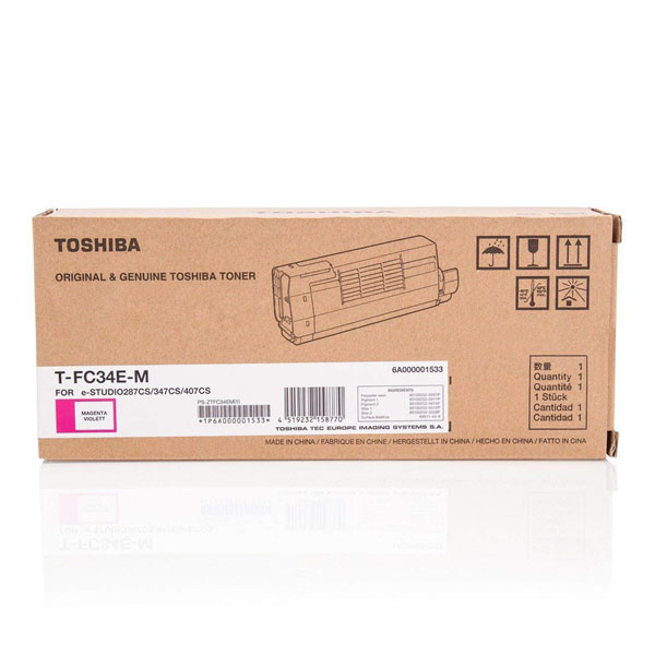 Toner Toshiba T-FC34EM, e-studio 287, 347, 407, magenta, 6A000001533, originál
