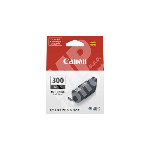 Inkoustová cartridge Canon PFI-300MBK, iPF-300, matte black, 4192C001, originál 1