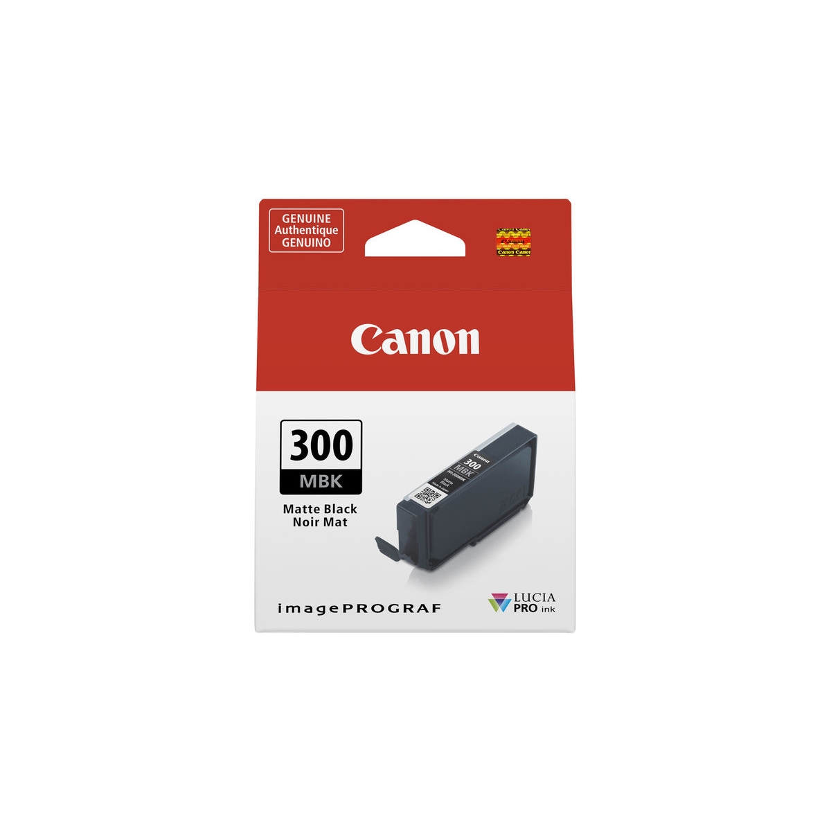 Inkoustová cartridge Canon PFI-300MBK, iPF-300, matte black, 4192C001, originál
