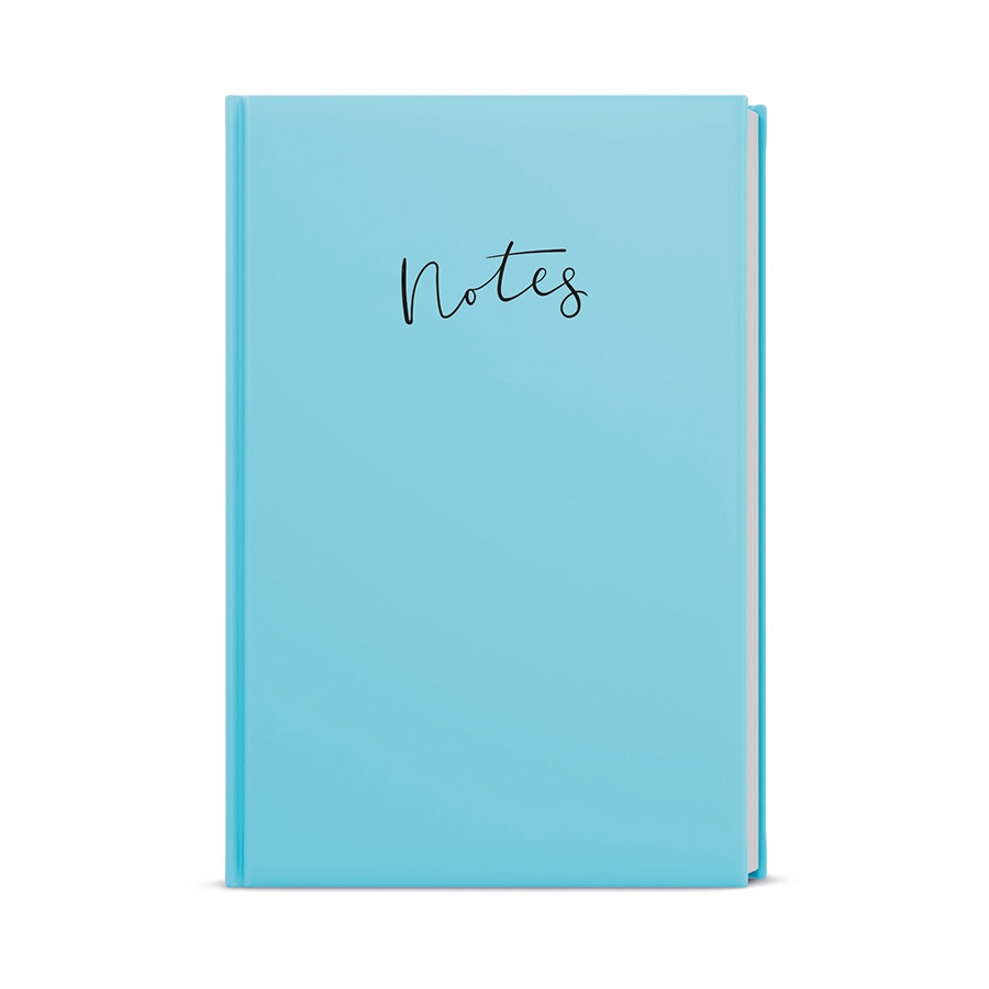 Notes linkovaný A5, Lamino Pastel - modrá
