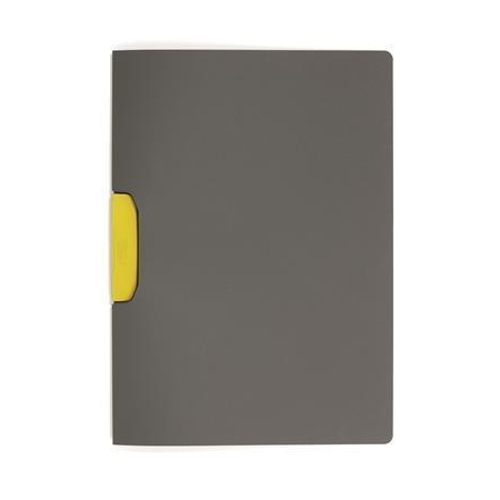 Desky s rychlovazačem Durable Duraswing Color 30, žlutá, s klipem, A4