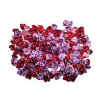 Dekorace srdce, mix barev, 12mm, 14g