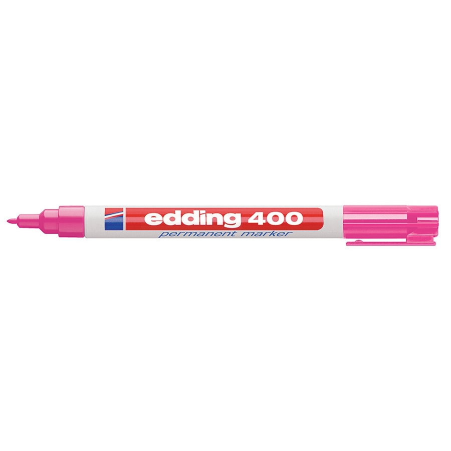 Permanentní popisovač Edding 400, růžový, 1mm