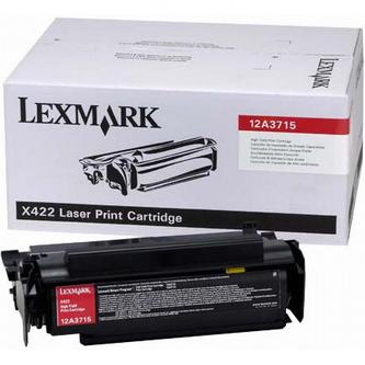 Toner Lexmark X422, černá, 0012A3715, originál