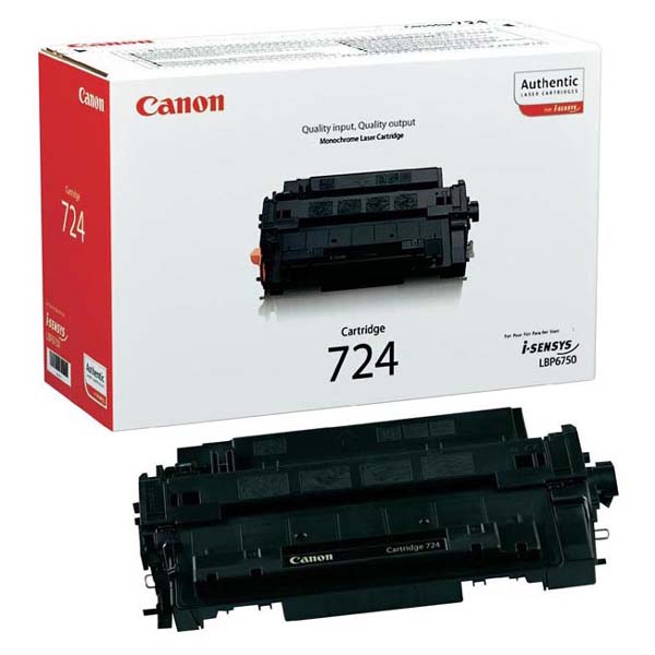 Toner Canon CRG-724, LBP-6750dn, black, 3481B002, CRG724, originál