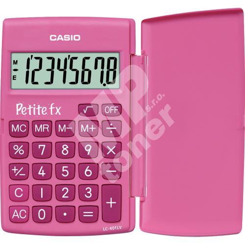 Kalkulačka Casio LC 401 LV/ PK pink petite FX 1