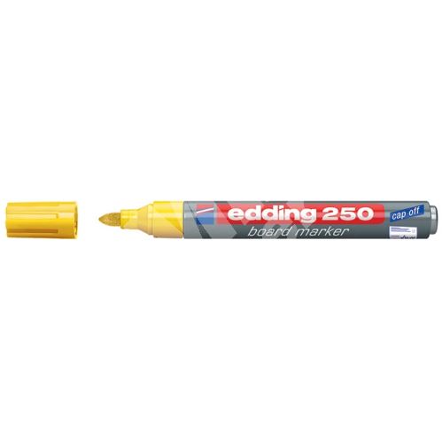Popisovač Edding 250 na bílé tabule, žlutý 1