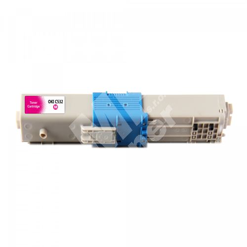 Kompatibilní toner OKI C532, 46490606, magenta, MP print 1