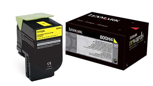 Toner Lexmark 80C0H40, CX410de, CX410dte, yellow, originál