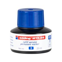 Inkoust pro permanentní fixy Edding MTK25, modrý