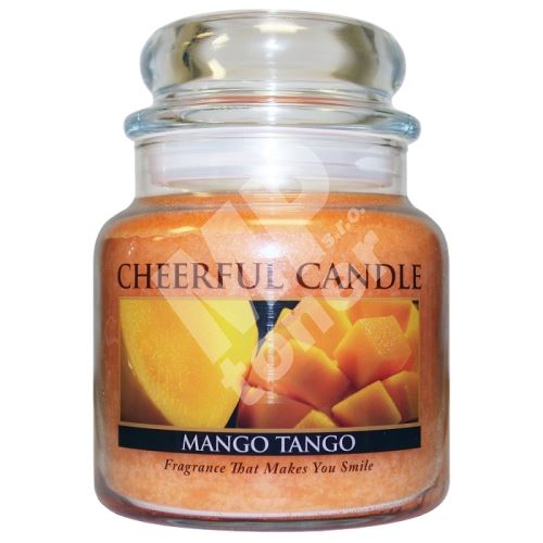 Cheerful Candle Vonná svíčka ve skle Mangové Tango - Mango Tango, 16oz 1