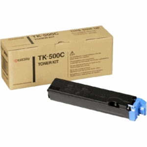Toner Kyocera TK-500C, FS-C5016N, modrý, originál