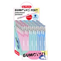 Pero gumovací Herlitz pastelové, jednorázové, 0,5mm Pero gumovací Herlitz pastelové, jednorázové, 0,5mm