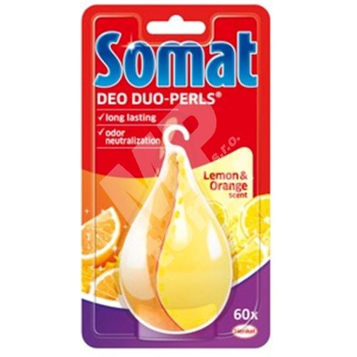 Somat Deo Duo Perls Lemon & Orange osvěžovač myčky nádobí 17 g 1