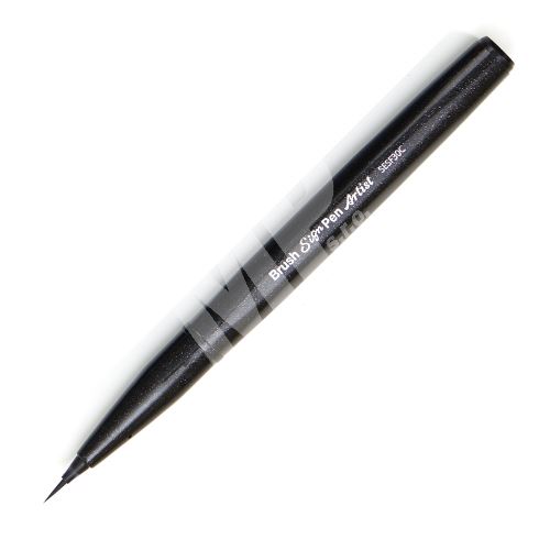 Pentel Sign Pen Artist SESF30C, barevný štěteček, černý 1
