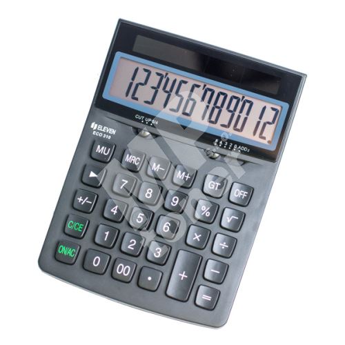 Kalkulačka Eleven ECC-310, černá, stolní, desetimístná, solární napájení 1