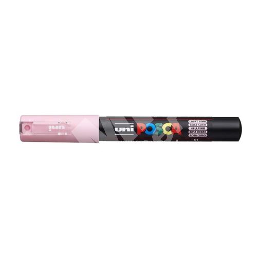 Uni Posca PC-1M akrylový popisovač, 0,7 mm, sv. růžový 1