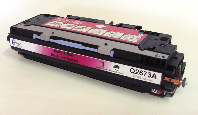 Kompatibilní toner HP Q2673A, Color LaserJet 3500, magenta, MP print