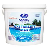 Oxi kyslíkové tablety do bazénu Sparkly POOL, MAXI 200 g, 5 kg