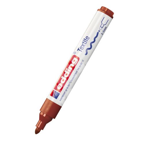 Popisovač Edding 4500, hnědá, 1-3mm, na textil 7