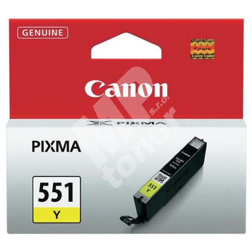 Cartridge Canon CLI-551Y, yellow, 6511B001, originál 1