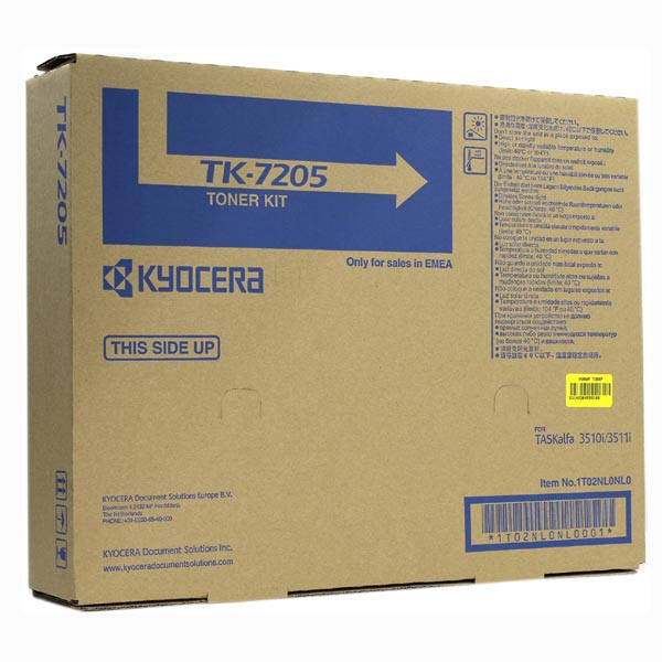 Toner Kyocera TK-7205, TASKalfa 3510i, 3511i, black, originál