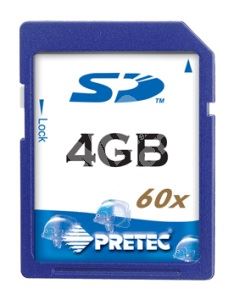 Pretec 4GB SecureDigital 60x 1