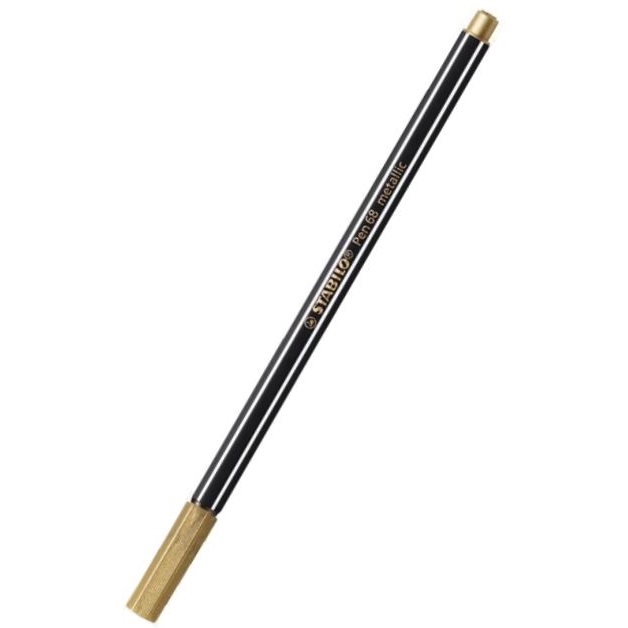 Fix STABILO Pen 68, 1mm, metallic, zlatá