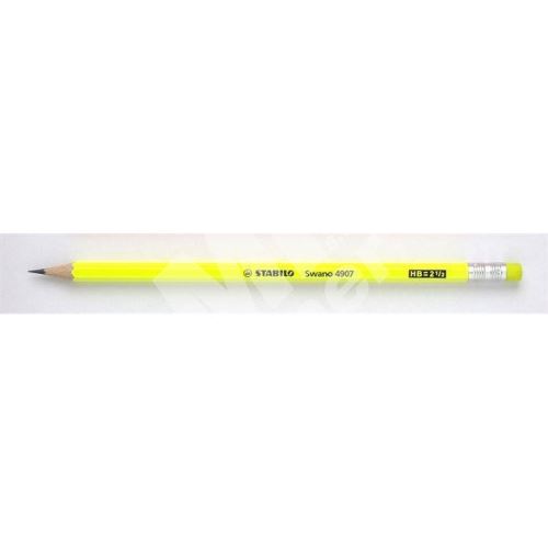 Grafitová tužka Stabilo Neon, žlutá, šestihranná, HB 1