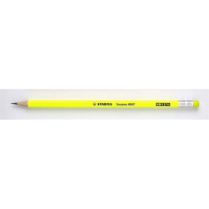 Grafitová tužka Stabilo Neon, žlutá, šestihranná, HB