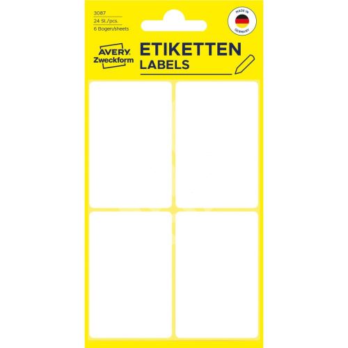 Samolepící etikety 54 x 35 mm, 24 ks etiket v bal. 3087 1