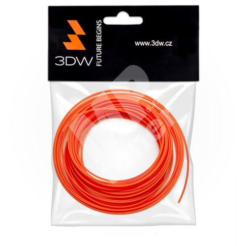 Tisková struna 3DW (filament) ABS, 1,75mm, 10m, oranžová 1
