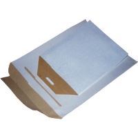 Poštovní obálka kartonová A5 202 x 262 mm, bílá, se zámkovou klopou
