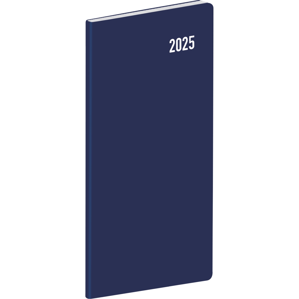 Kapesní diář Notique 2025, plánovací měsíční, 8 x 18 cm