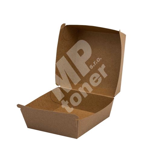 Box na hamburger M kraft, 90x90x77 mm, 50 ks 1