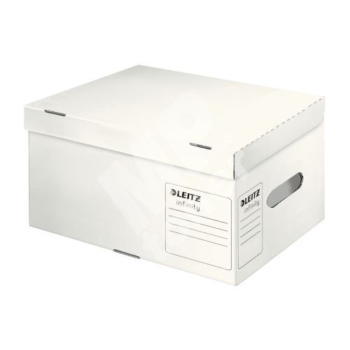 Leitz Infinity speciální archivační kontejner s víkem velikosti A4, bílá 1